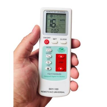 Imagem de Controle Remoto Para Ar Condicionado Universal Split Compatível com Diversas Marcas Modelos
