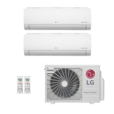 Imagem de Ar-Condicionado Multi Split Inverter LG 18.000 (2x Evap HW 7.000) Quente/Frio 220V