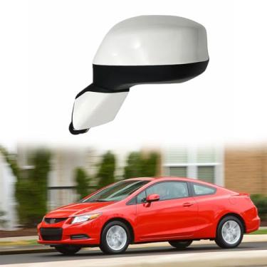 Imagem de Espelho lateral do motorista de carro adequado para HONDA CIVIC 2012 2013 2014 2015 Espelho retrovisor acessórios de espelho retrovisor ajuste elétrico