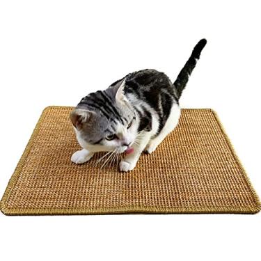 Imagem de PPHAO – Arranhador para gatos grandes – Almofadas de arranhar para gatos internos – Pare de arranhar móveis de gatos – Tapete arranhador de gatos de sisal