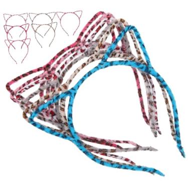 Imagem de 30 peças faixa de orelhas de gato suprimentos para festa de gato orelhas de gato faixa de cabelo cosplay roupas lembrancinhas de festa de gato faixa de cabeça embelezada faixa de cabeça gabby suprimen