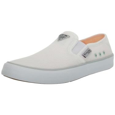 Imagem de Columbia Sapato náutico feminino Slackwater Breeze Slip PFG, Branco/Icy Morn, 40