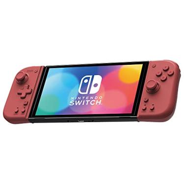 Imagem de HORI Nintendo Switch Split Pad Compact (Apricot Red) - Ergonomic Controller for Handheld Mode - Officially Licensed by Nintendo