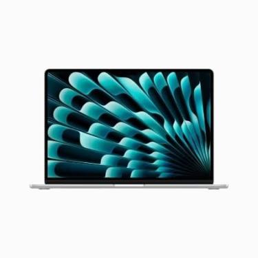 Imagem de MacBook Air (2024) Apple com chip M3: tela Liquid Retina de 15,3 polegadas, 8GB GB de RAM, SSD de de 256 GB, teclado retroiluminado, câmera FaceTime HD de 1080p e Touch ID. (Prata)