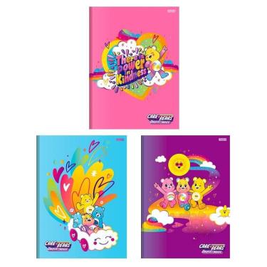 Imagem de Caderno brochura ursinhos carinhosos 80f 1 matéria grande