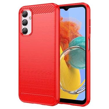 Imagem de Capas para Samsung Galaxy M14 5G.Caso básico,Botão de pressão flexível / 360 ° Proteção completa,Anti-fingerpirnts