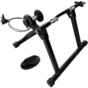 Imagem de Rolo de Treino Indoor Bicicleta Magnético Ciclismo Treino em Casa com Apoio Lorben