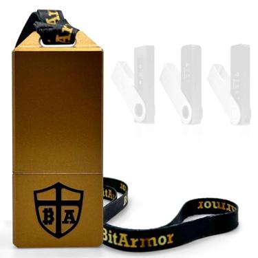 Imagem de BitArmor Capa – Capa protetora para Ledger Nano X, S, S Plus | Ferragens resistentes à água, fogo e choque, criptomoeda, moeda, armazenamento frio, suporte Bitcoin Ethereum XRP | Unidade USB, Yubikey
