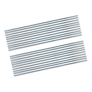 Imagem de Hastes de solda de alumínio, 3 tamanhos opcionais, 1,6 mm/2,0 mm/2,4 mm, fio com núcleo de solda de baixa temperatura, tubo de hastes de brasagem para quase todos os metais brancos, comprimento de