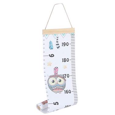 Imagem de Régua do Gráfico de Crescimento da do bebê, Medida Removível da da Decoração da Etiqueta da Parede Dos Desenhos Animados para Crianças (6)