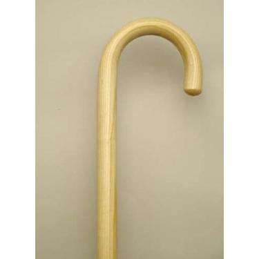 Imagem de Bengala de nariz redondo unissex de madeira natural - Presente acessível! Item #DHAR-9003205