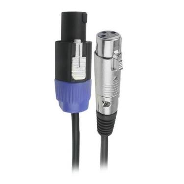 Imagem de Cabo Cannon Femea + Speakon Macho - 3M - Chip Sce