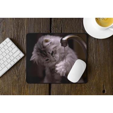 Imagem de Mousepad Gato Na Torneira - Like Geek