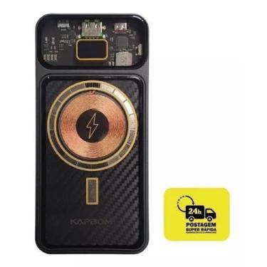 Imagem de Bateria Portátil Power Bank Indução Wireless 10000mah - Hmas