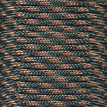 Imagem de Pulseira de sobrevivência de paraquedista 3 em 1 com fivela e bússola de emergência – Disponível em uma variedade de cores e tamanhos de pulso de 7, 8, 9 polegadas (camuflagem floresta, 22,8 cm)