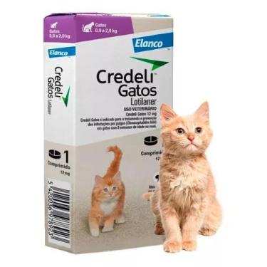 Imagem de CREDELI GATOS TAB 12MG 0,9 até 2kg- 1 COMPRIMIDO - ELANCO