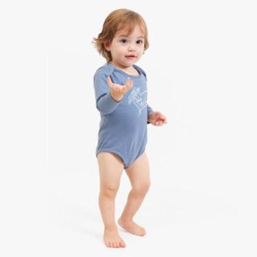 Imagem de Body Infantil Estampado Cavalo Neném Country Bebê Agro Fofo Coração Ma