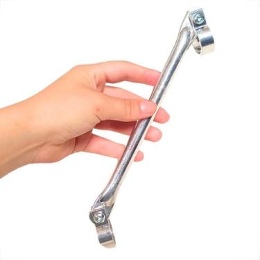 Imagem de Barra Travessa Barrinha Alumínio Guidão Moto Bike 230mm Polido 23CM Gu
