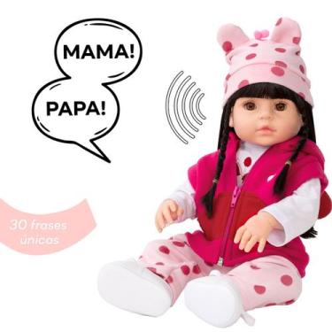 Imagem de Bebe Reborn Realista Menina Girafinha 30 Frases Envio 24Hrs - Cegonha 