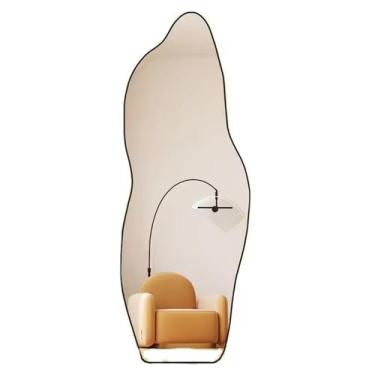 Imagem de Espelho Decorativo Corpo Inteiro Sala Quarto Hall 100x38cm  - Tribosho