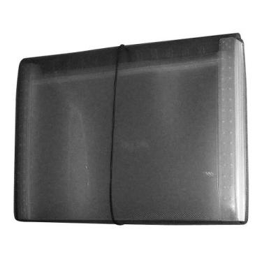 Imagem de Pasta Sanfonada Acp Duplicata 12 Divisórias 1012 Fumê