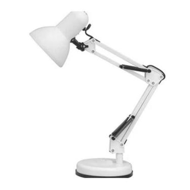 Imagem de Luminária Mesa Base Escritório Sala Quarto Ambiente Branca - OEM