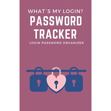 Imagem de Password Tracker - What’s my login?: Login Password Organizer - Size 5.5x8.5 inch; color: Lilac
