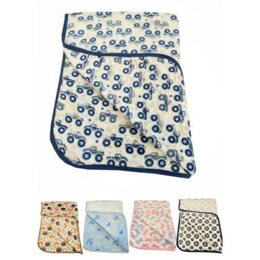 Imagem de cobertor para bebe antialergico c/ toque macio plush infantil masculin