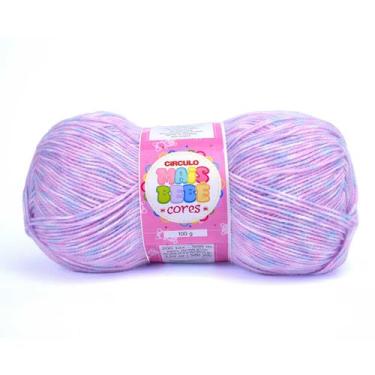 Imagem de Lã Mais Bebê Cores Círculo 100g - Circulo, 8265 Efeito Lavanda