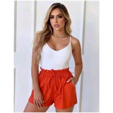 Imagem de Body Feminino Alcinha com Bojo - FREITAS MODAS, Branco, GG