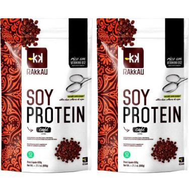 Imagem de Kit 2 Soy Protein Café Rakkau 600g - Vegano - Proteína
