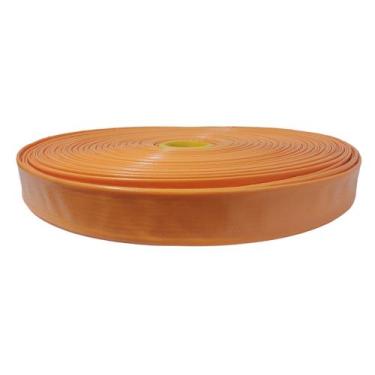 Imagem de Rolo de 10 Metros de Mangueira Flat Laranja Achatada 1.1/2 Polegadas I