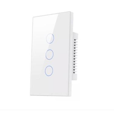 Imagem de Interruptor Inteligente  Zigbee Touch Tuya Alexa 3 Botões - Kaybow, Br
