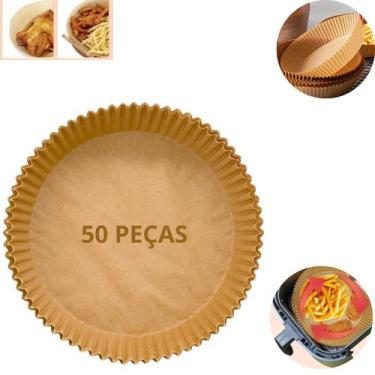 Imagem de Forro De Papel Airfryer Cesto Antiaderente Descartável - Unyhome