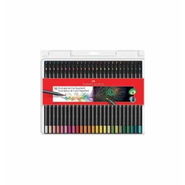 Imagem de Lapis cor inteiro c/50 cores eco suporsoft 120750soft / un / faber, 50