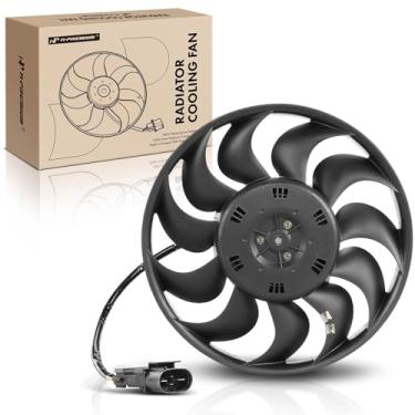 Imagem de A-Premium Conjunto de ventoinha de refrigeração do radiador do motor esquerdo com motor sem escovas compatível com modelos selecionados Audi - A8 Quattro 2004-2010, S8 2007-2010 - Substituição #