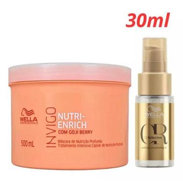 Imagem de Wella Enrich Máscara Nutrição Produnda Secos Ressecados Oil Reflection