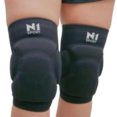 Imagem de Joelheira Vôlei N1 Sport Spry Profissional - N1Sport, Preto, G