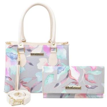 Imagem de Bolsa Feminina Media com Alça Transversal e Carteira - Andriani Bolsas