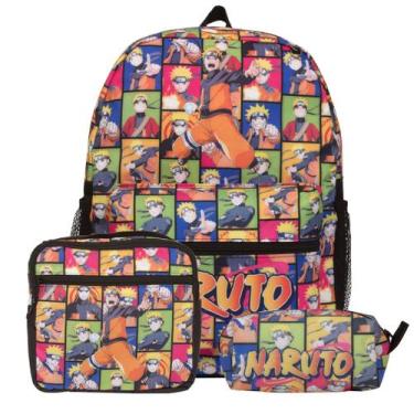 Imagem de Mochila Escolar Infantil Naruto Shippuden Costas Reforçada - TOYS 2U