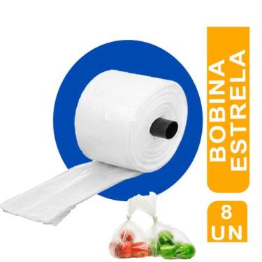 Imagem de 8 Saco Bobina 30x40 Com 500 Unidades P/ Hortifruti - MB Embalagens