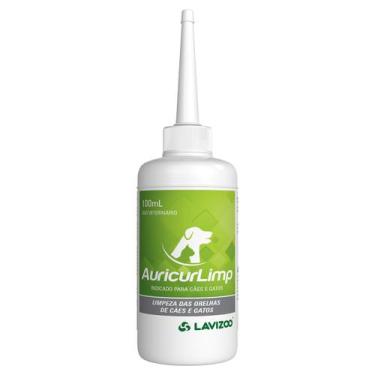 Imagem de Auricur Limp 100ml Lavizoo Solução Limpa Orelhas Cães e Gatos