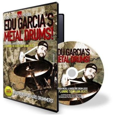 Imagem de DVD Edu Garcia Thrash Metal & Hardcore Drum Licks Metal Drummer - DVDs