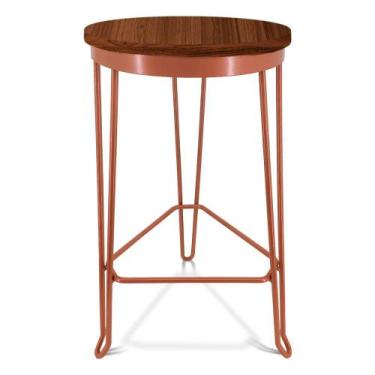 Imagem de Banqueta Banco Guatemala Estilo Industrial - Cobre/Villandry - Genus M