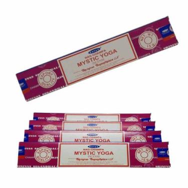 Imagem de Incenso Natural Satya - Mystic Yoga 15g Purificação Energética Harmoni