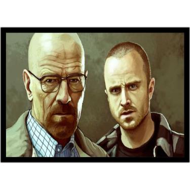 Imagem de Quadro Decorativo Cinema Séries Breaking Bad Filmes Quartos Salas Com 