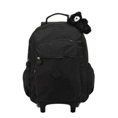 Imagem de Mala Com Rodas Trendy Preta- Xeryus Preta - Luxcel, M, Preto