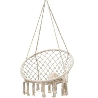 Imagem de Rede Cadeira de Balanço Suspensa Conforto Varanda Jardim - TATUDEBOA