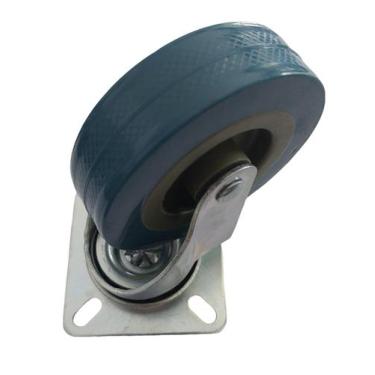 Imagem de Rodizio giratório para carrinhos e móveis roda poliuretano glp 310 pu 