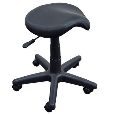 Imagem de Cadeira Mocho Sela Giratória Pentapé Nylon Confortavél Forty - For-ty 